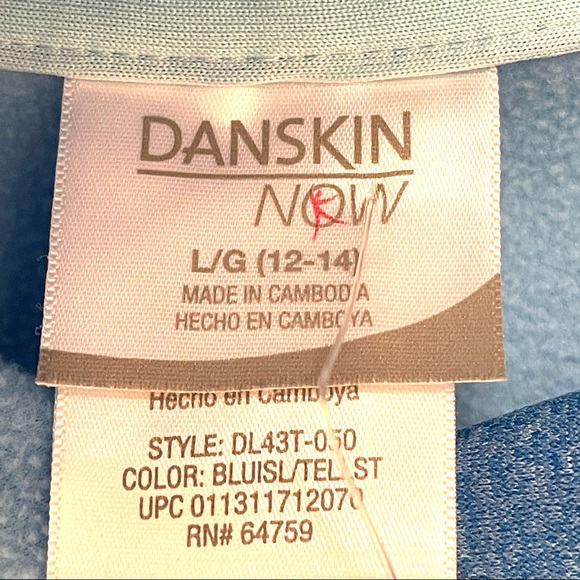 Danskin Pull Over Ladies Hoodie Large (12-14) - Picture 5 of 7